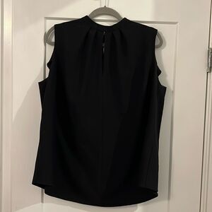 ASOS CURVE Origami Top With Keyhole Neck - Black / US 18